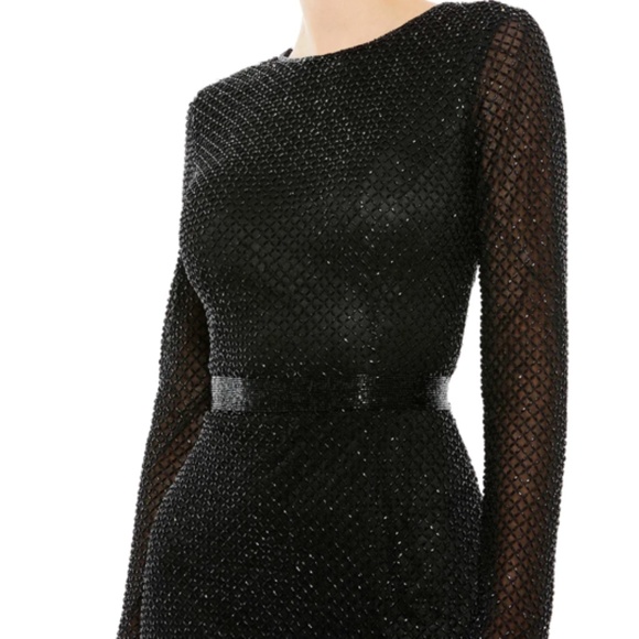 MAC DUGGAL Wedding Guest Prom Formal Cocktail Midi Dress • size 12 NWT - Picture 2 of 4